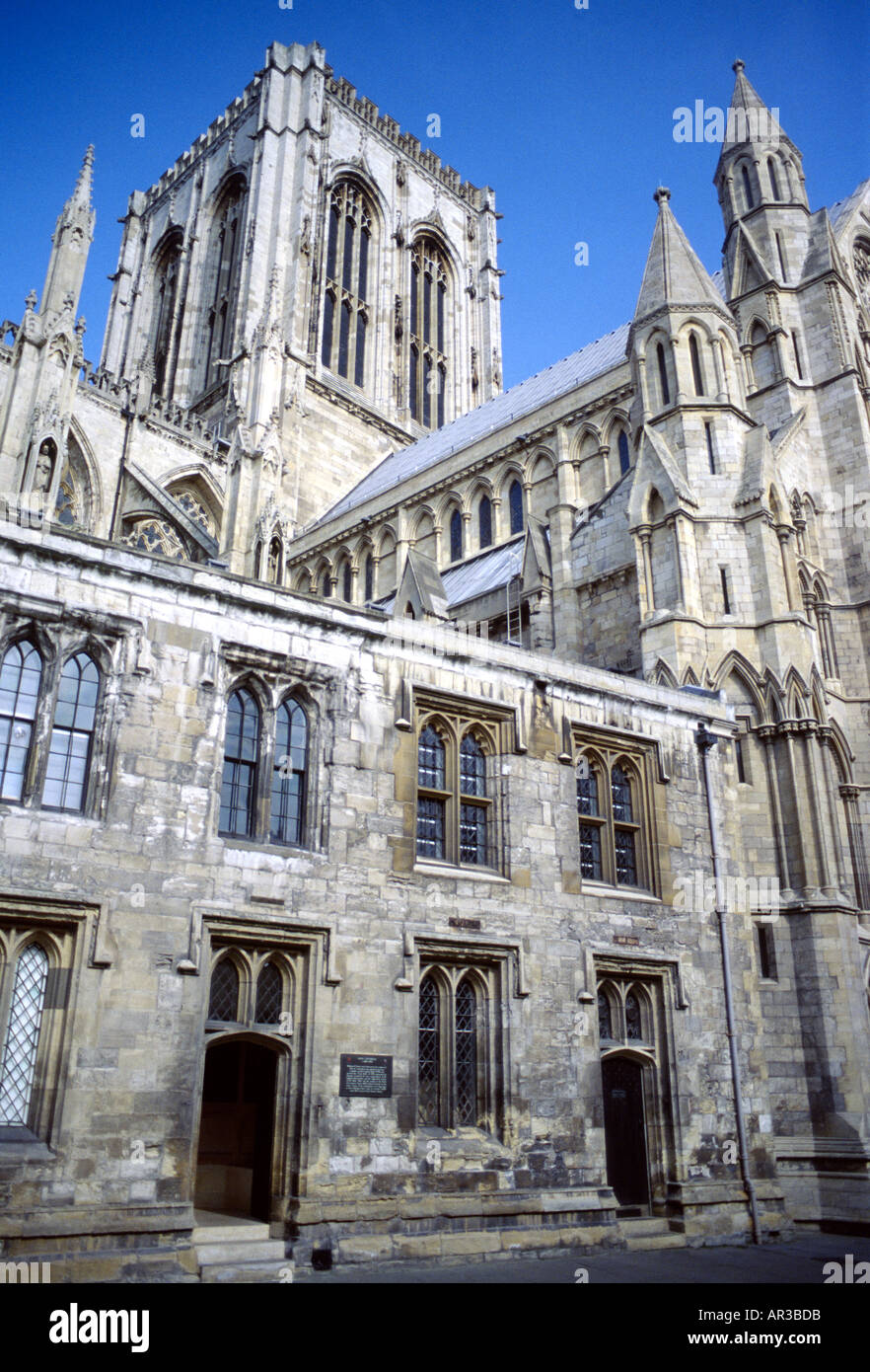 York Minster, St Peter's, ville de York, Angleterre, Royaume-Uni Royaume-Uni, Europe. Banque D'Images