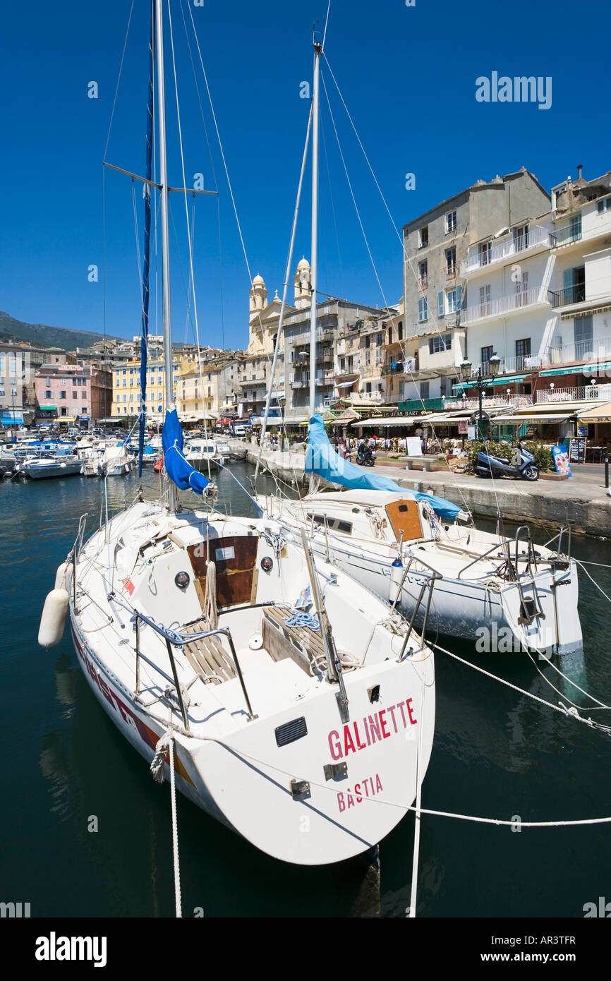 Vieux Port, Terra Vecchia, Bastia, Corse, France Banque D'Images