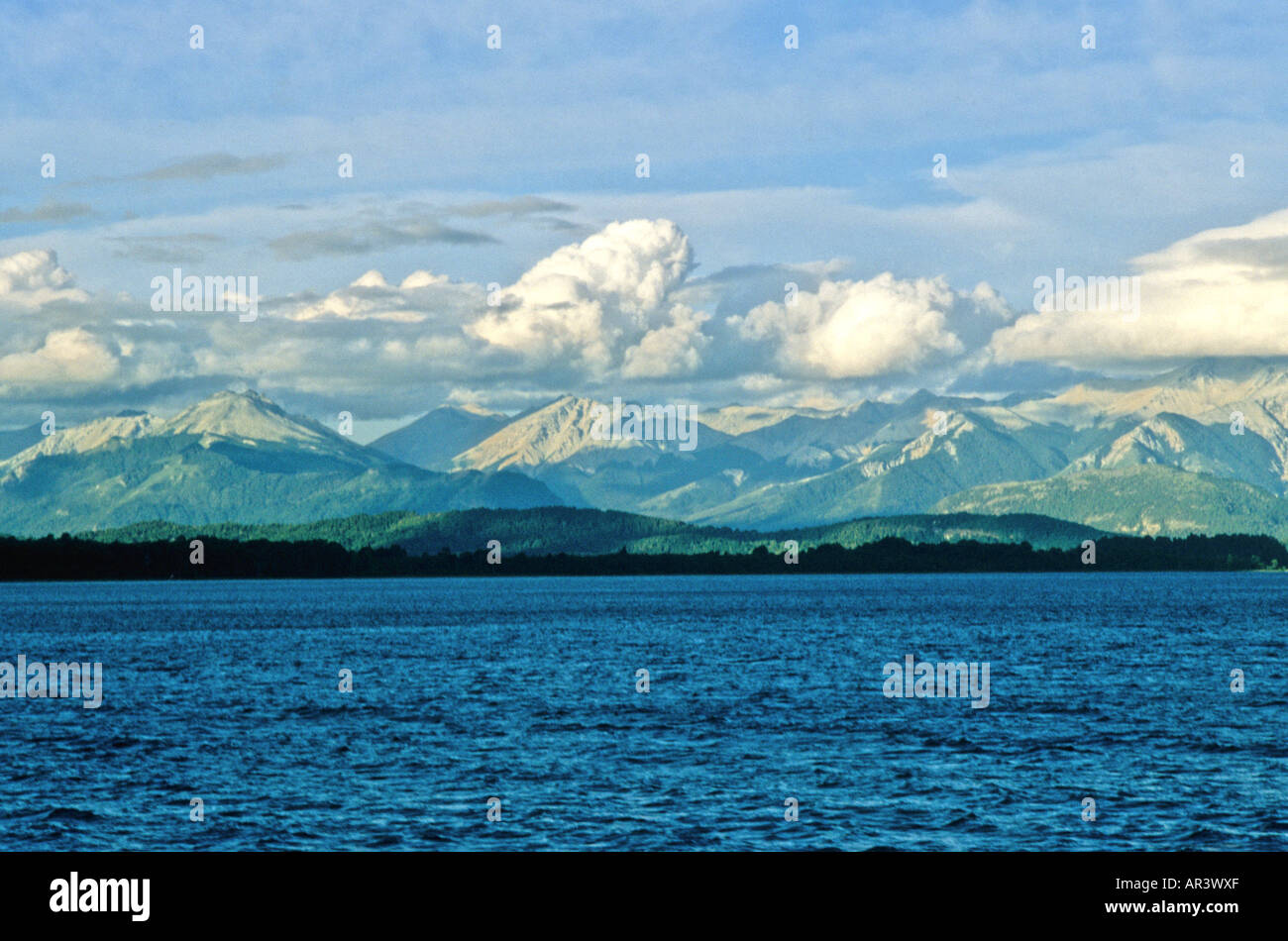 Lac Nahuel Huepi, Argentine Banque D'Images