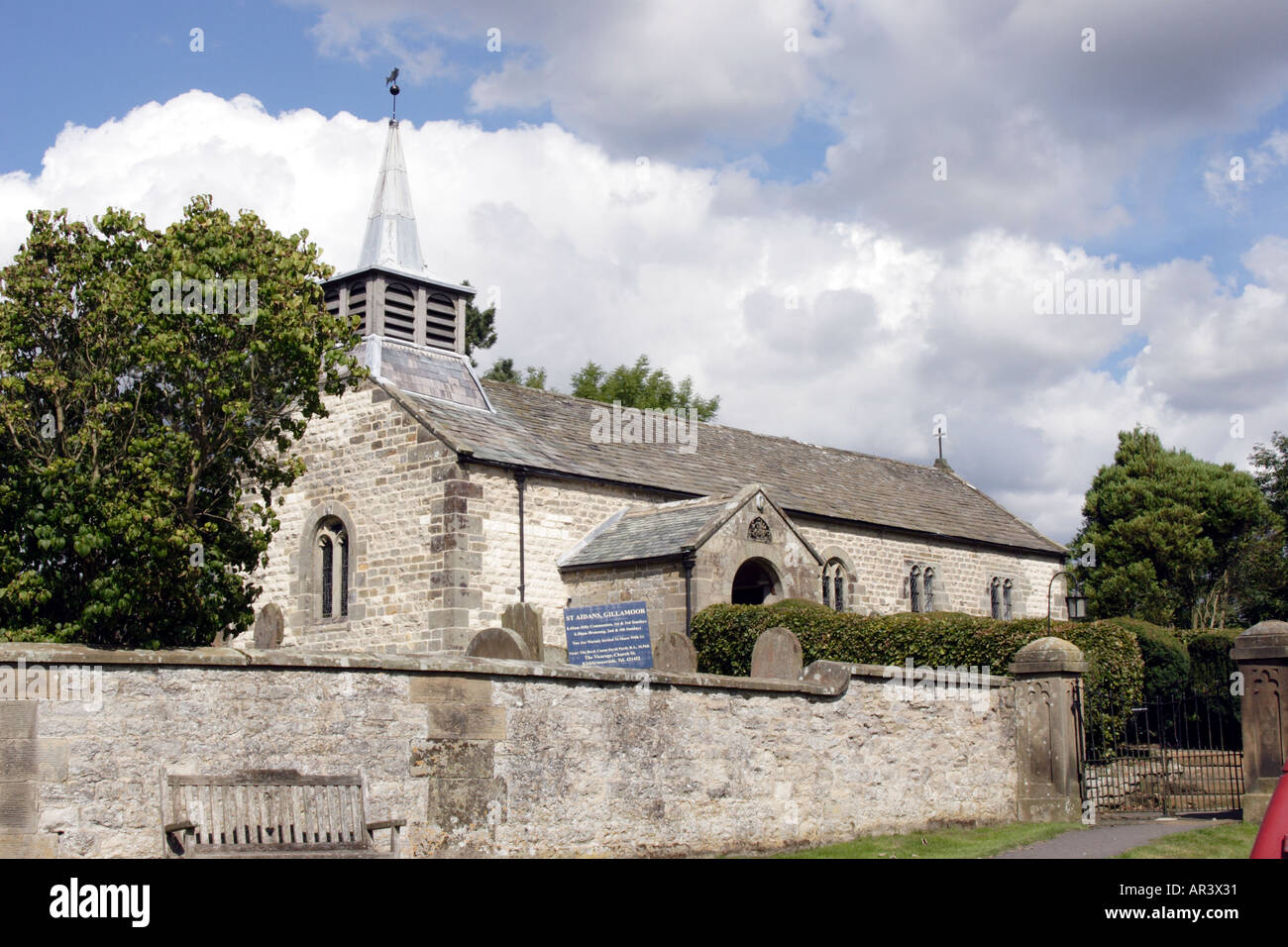 Église de St Aidans à Gillamoor, Yorkshire du Nord Banque D'Images