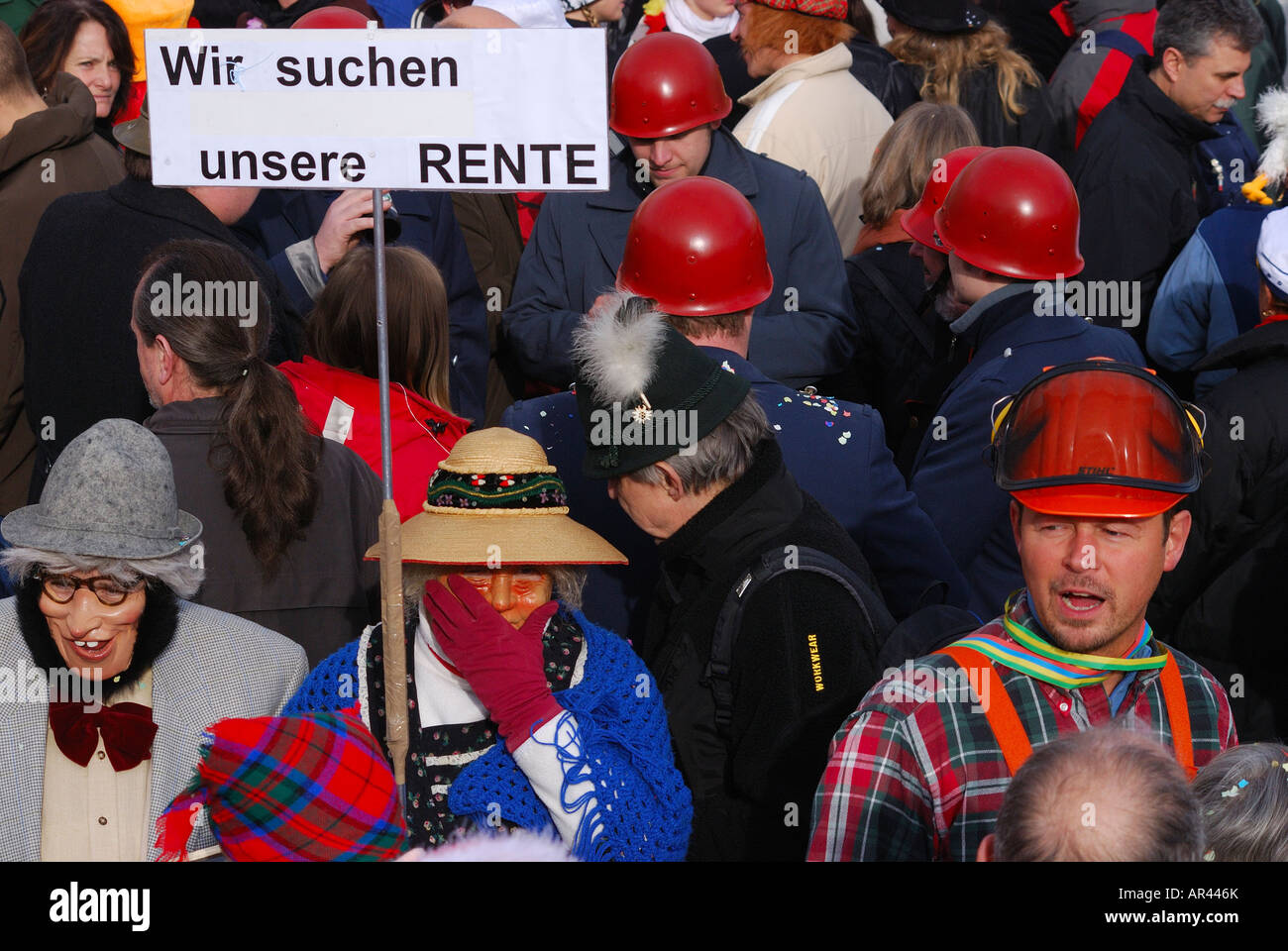 Carnaval de Munich, Allemagne Fasching am Viktualienmarkt Muenchen Banque D'Images