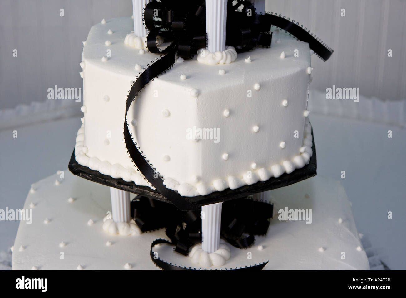 Gâteau de mariage Banque D'Images