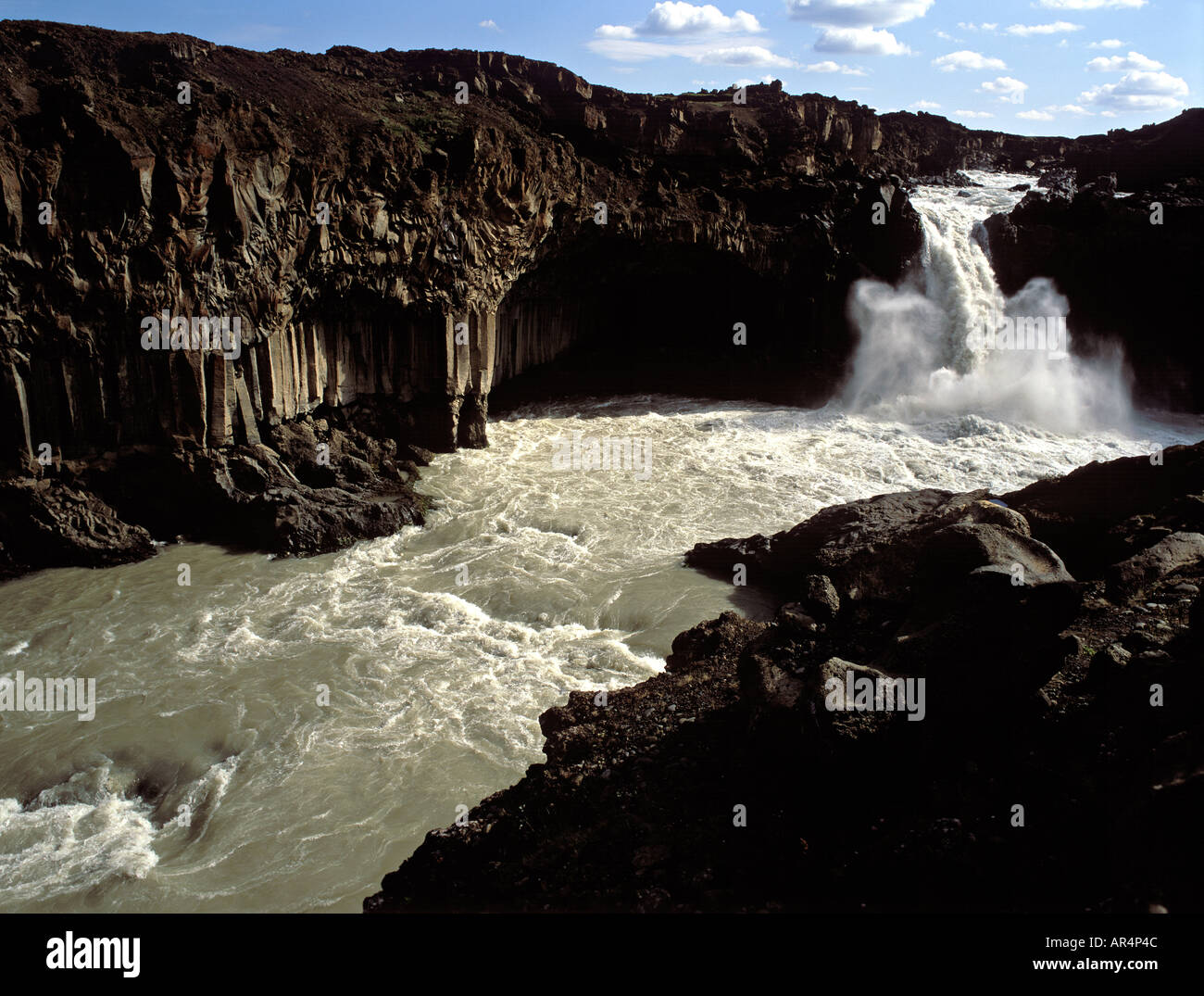 Cascade en Islande Banque D'Images