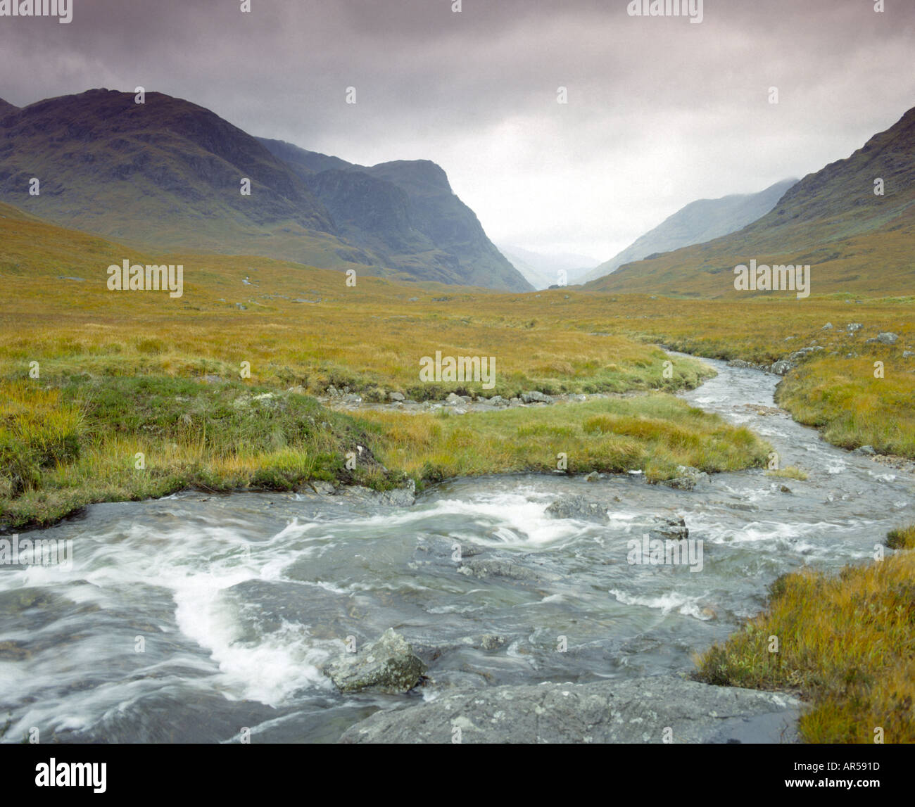 Glen Coe Inverness Shire région des Highlands en Écosse GPLM 1125 Banque D'Images