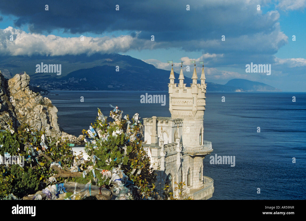 Swallow's nest château crimée Banque D'Images