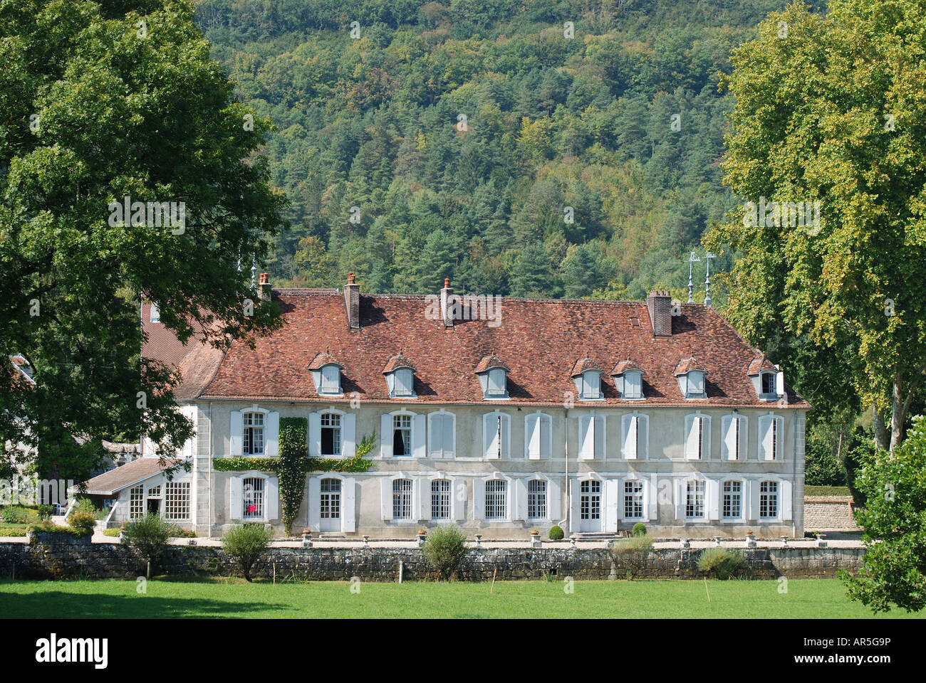 Chateau en France Banque D'Images