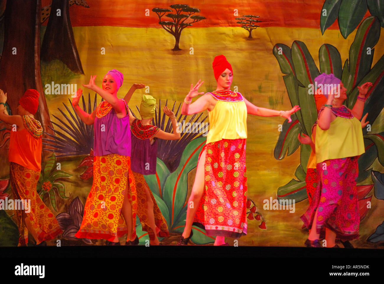 'Aladdin' Pantomime play, Club Concorde, Middlesex, England, United Kingdom Banque D'Images