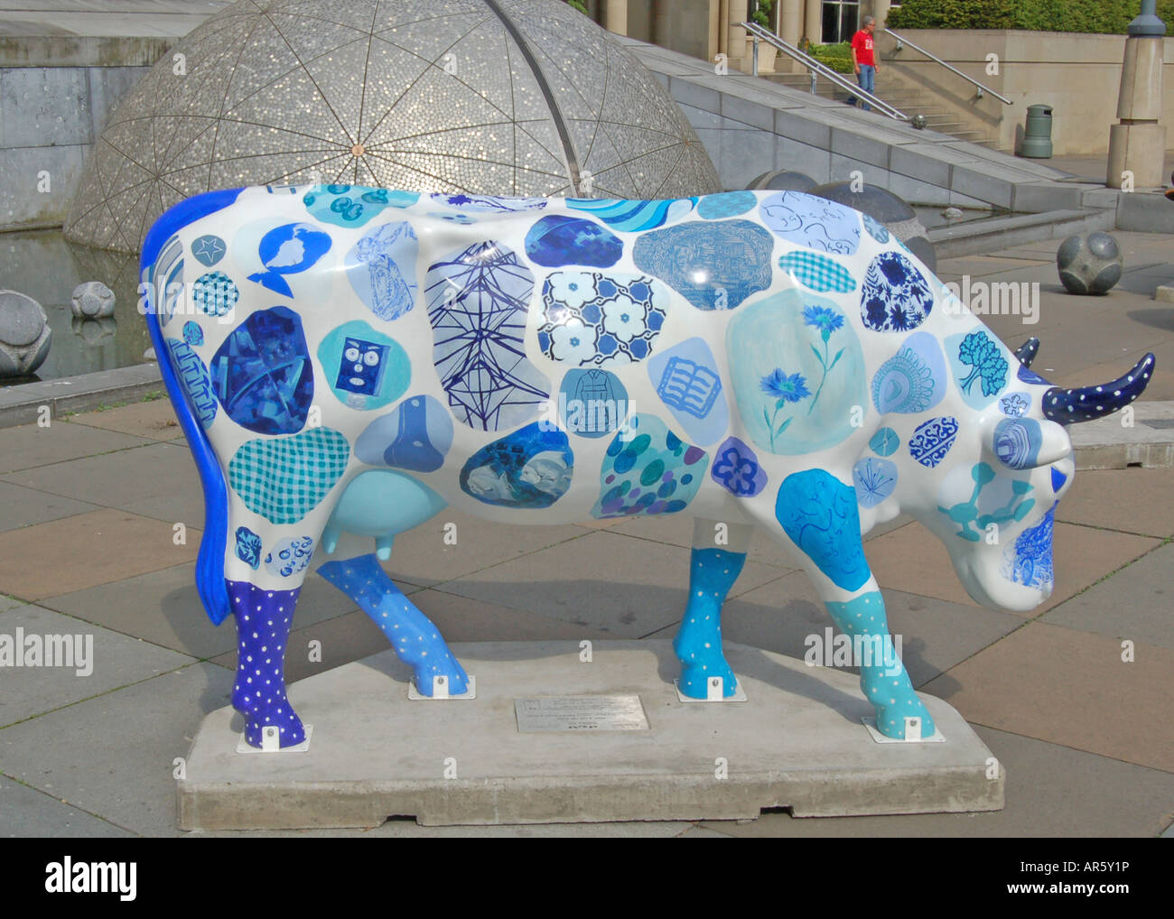 Cow Parade à Édimbourg, Écosse Banque D'Images