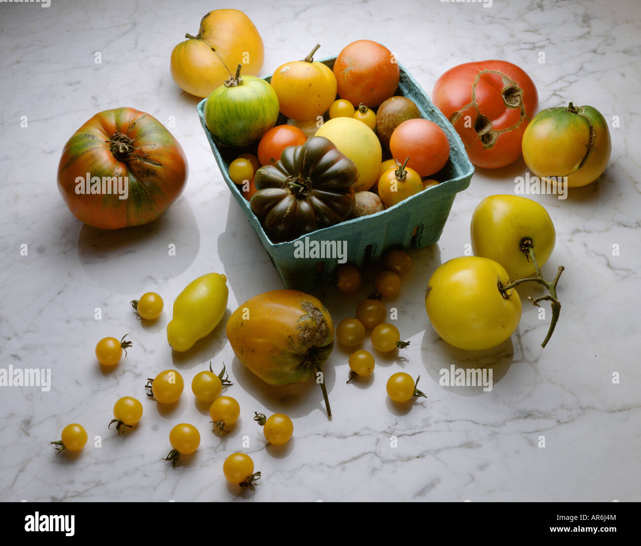 Heirloom tomatoes Banque D'Images