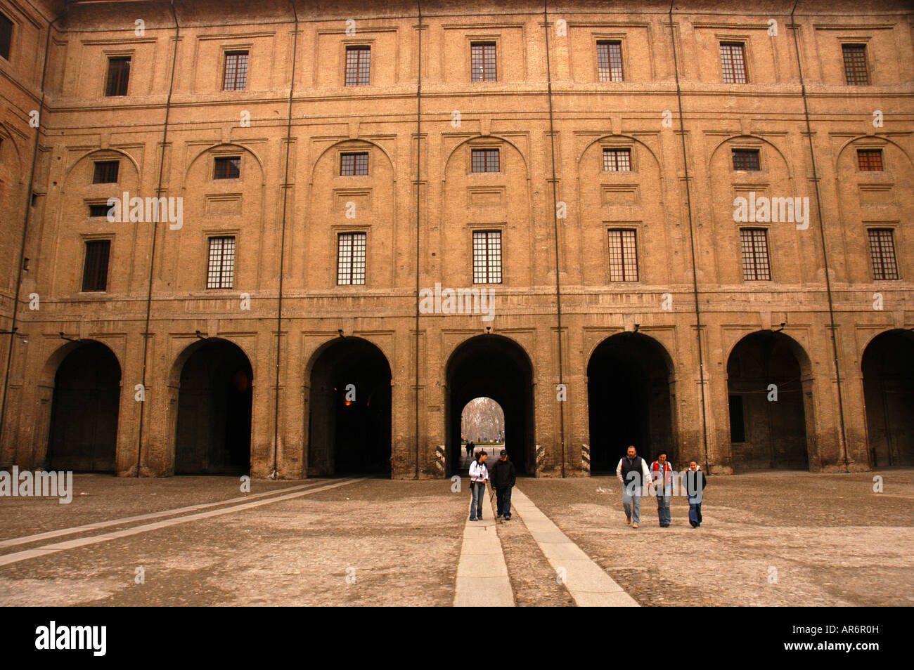 Palazzo Pilota Parma Italia Banque D'Images