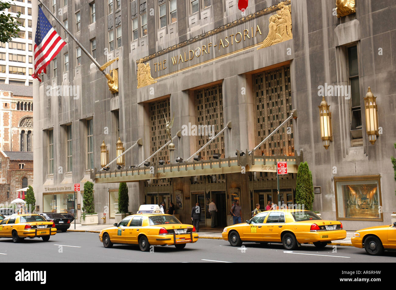 Le Waldorf Astoria Hotel New York USA Banque D'Images