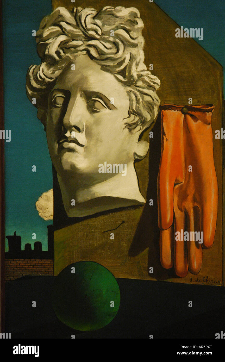 L'excuse de l'amour Giorgio de Chirico Museum of Modern Art New York USA Banque D'Images