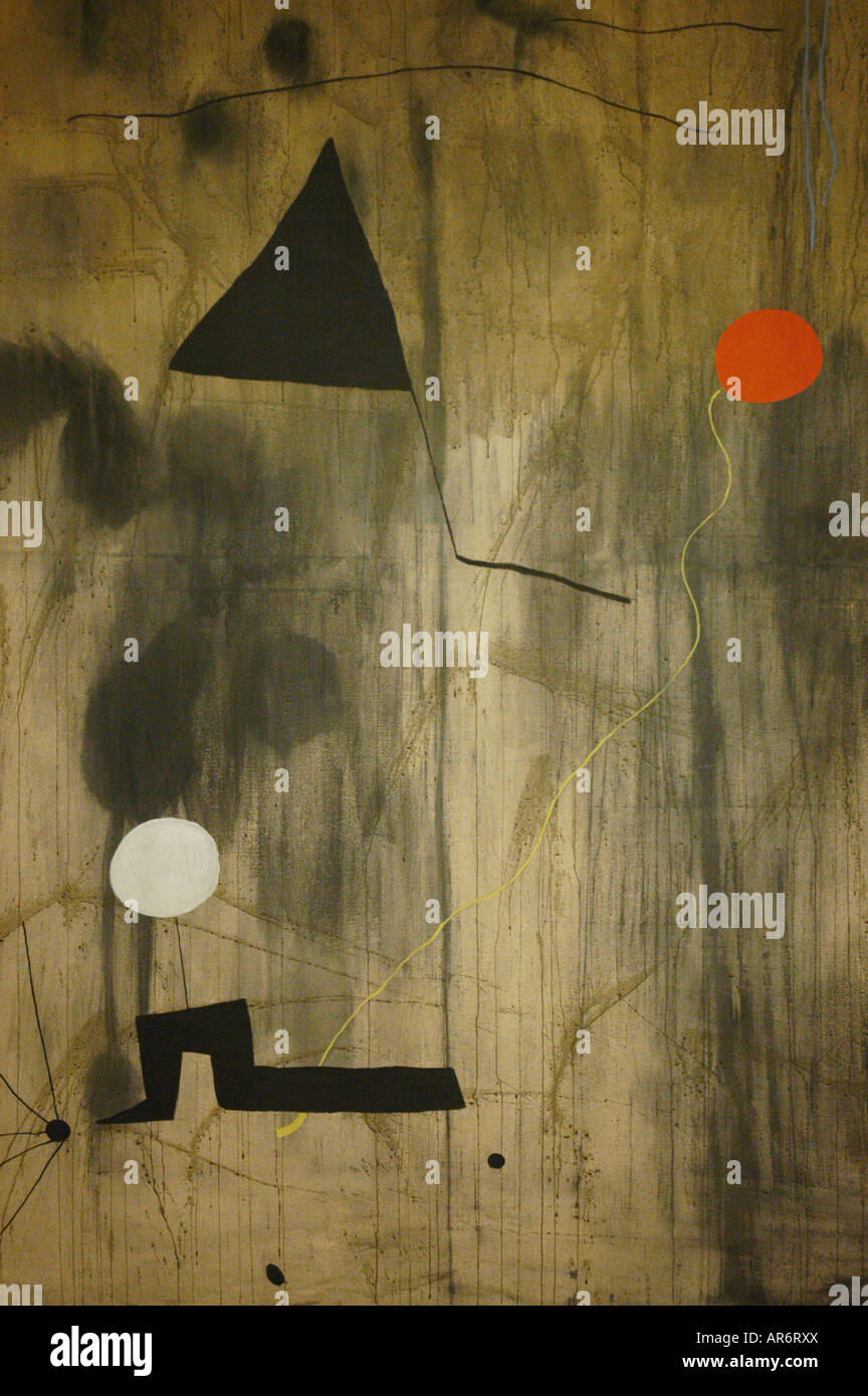 La naissance du monde musée Joan Miró d'Art Moderne de New York USA Banque D'Images