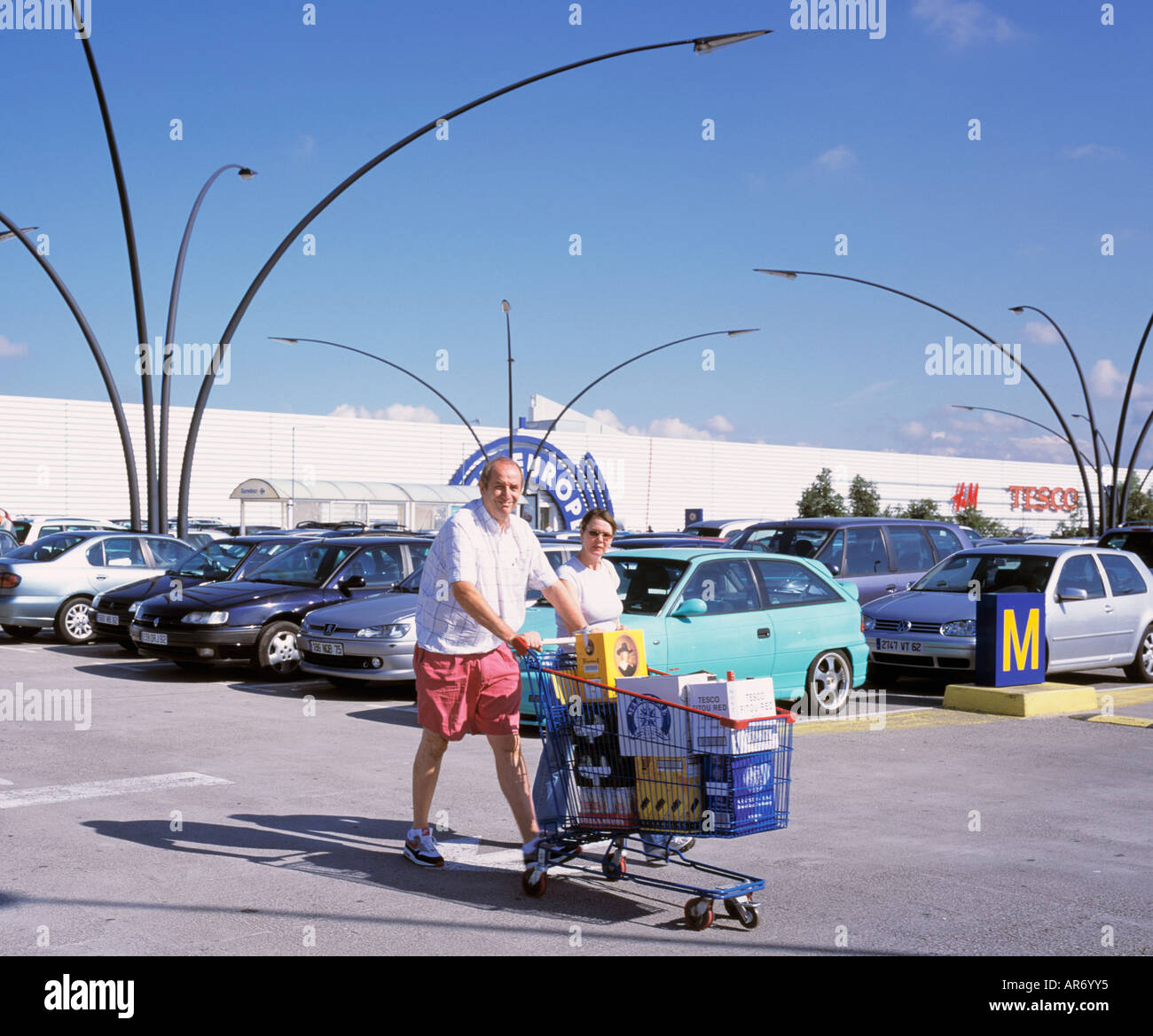 FRANCE NORD/PAS-DE-CALAIS CALAIS CENTRE COMMERCIAL CITÉ EUROPE Banque D'Images