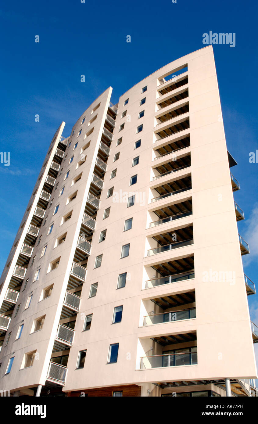 Immeuble moderne de la baie de Cardiff au Pays de Galles du sud de l'UE UK GO Banque D'Images