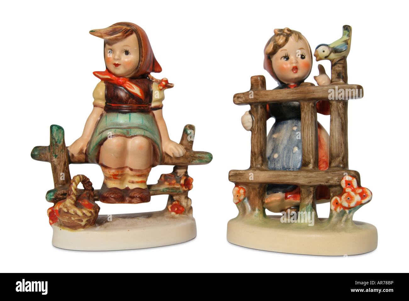 Goebel Hummel figurines : Juste Restin' (à gauche) et les signes du  printemps Photo Stock - Alamy