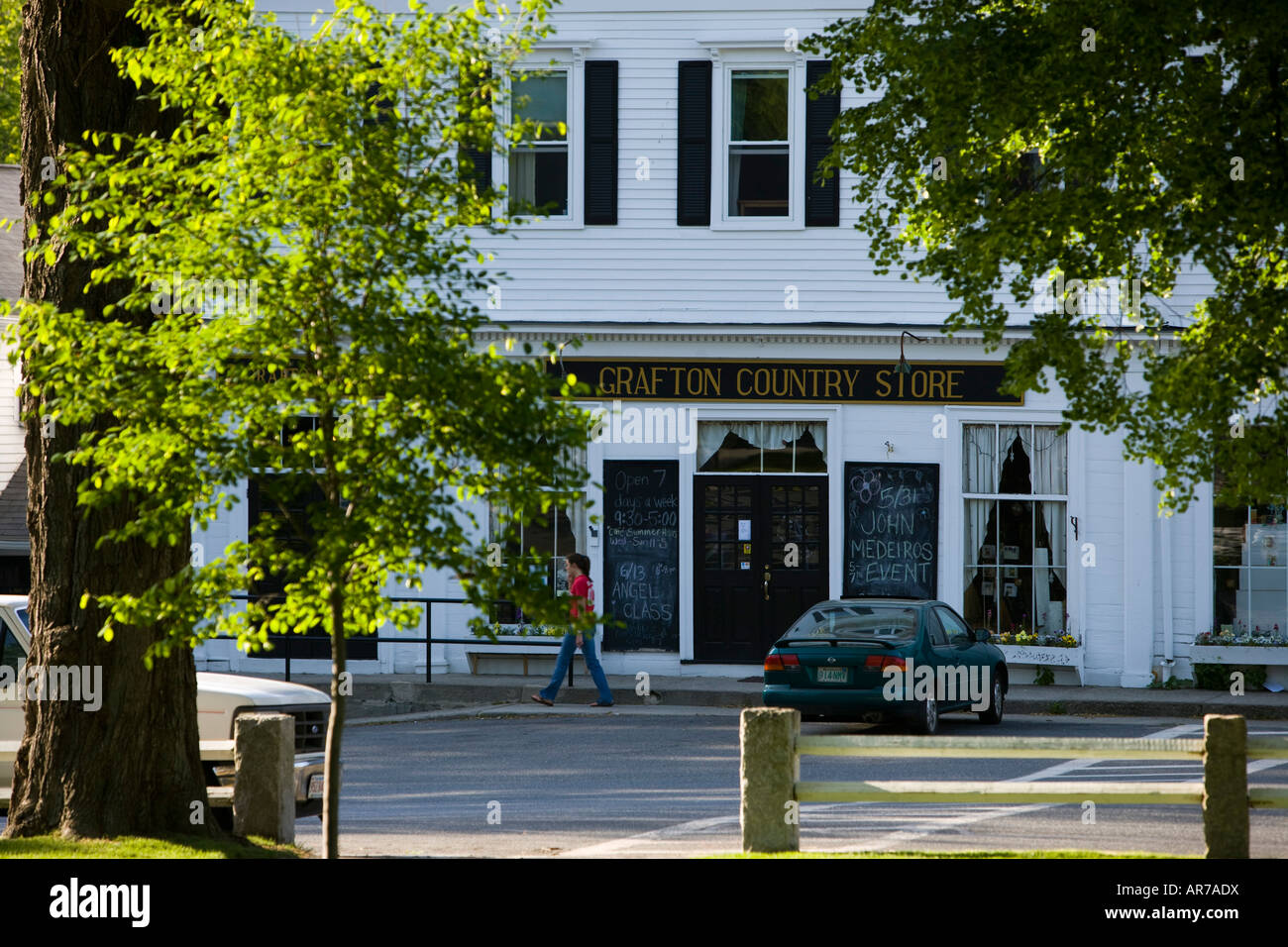 Le Grafton Country Store sur la ville commune dans Grafton, Massachusetts. Banque D'Images