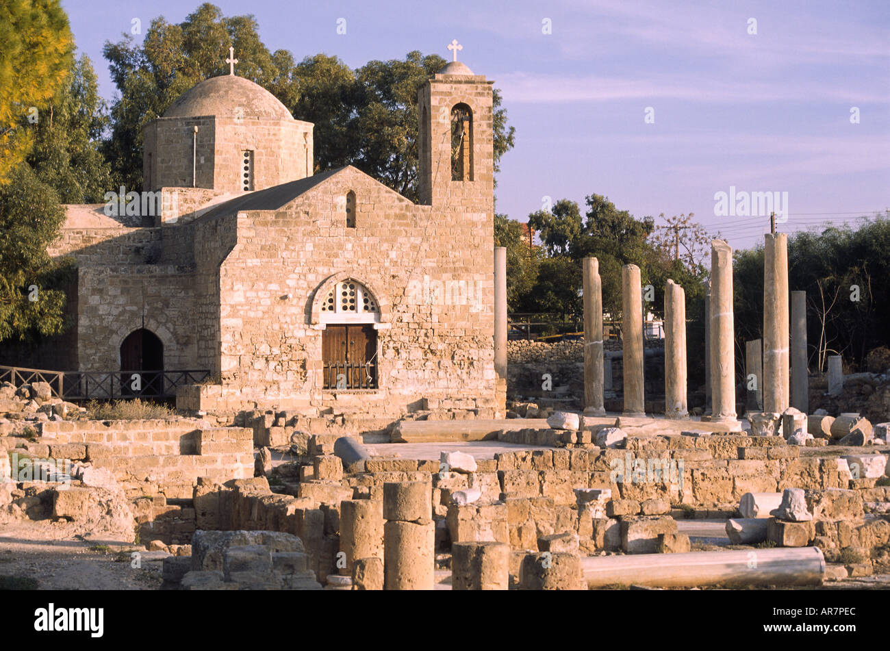 16ème siècle Eglise d'Agia Kyriaki Paphos Chypre Banque D'Images