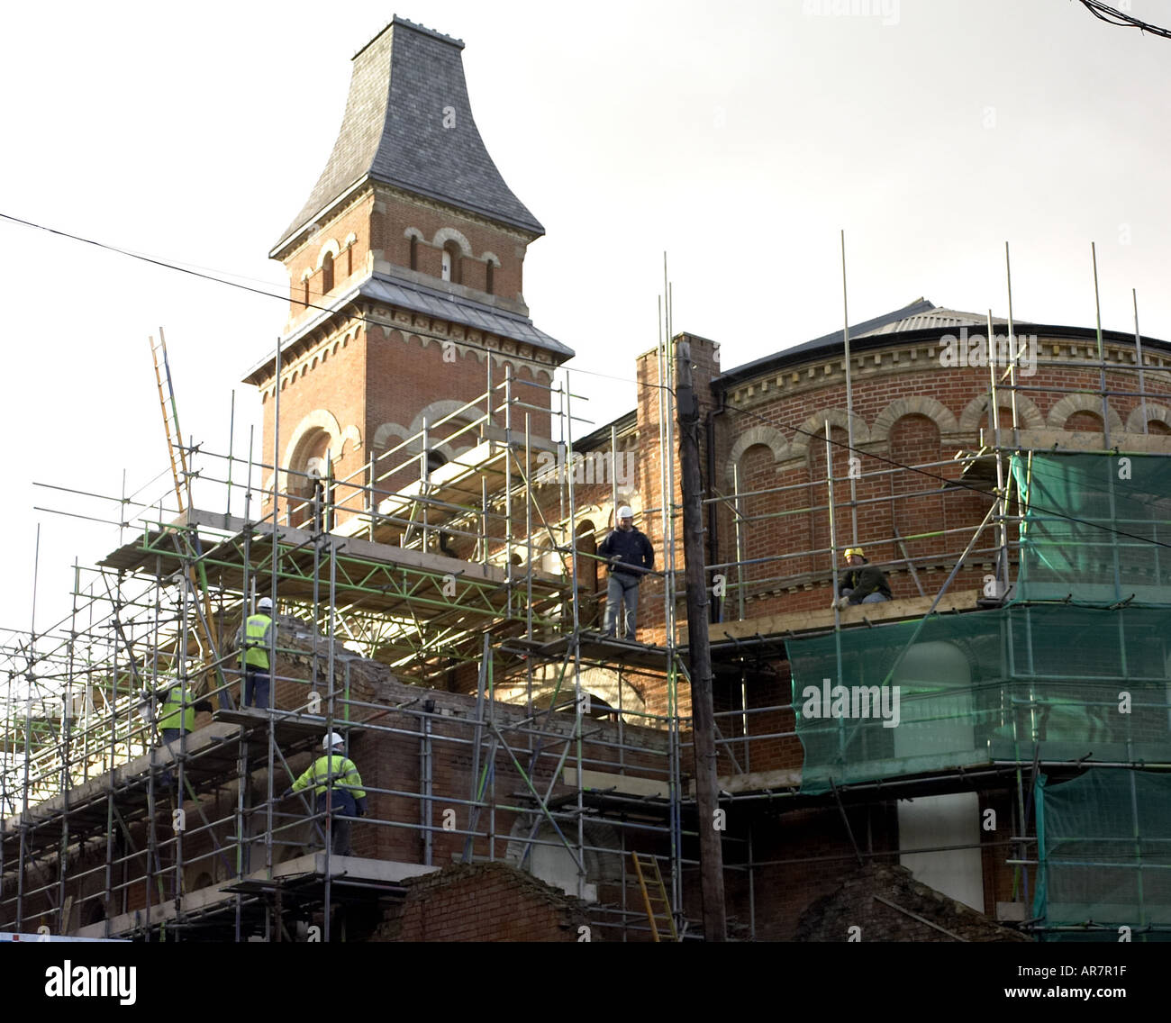 Église italienne en cours de restauration en Manchester 4Rs Salford-manchester Banque D'Images