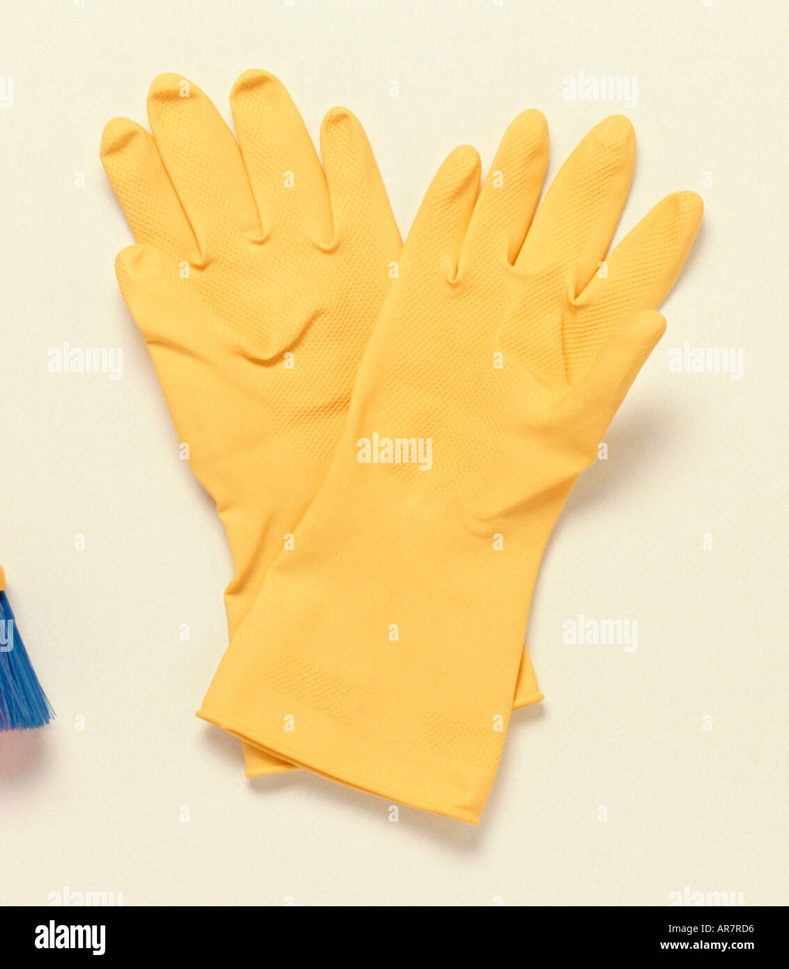 Gants en caoutchouc Banque D'Images