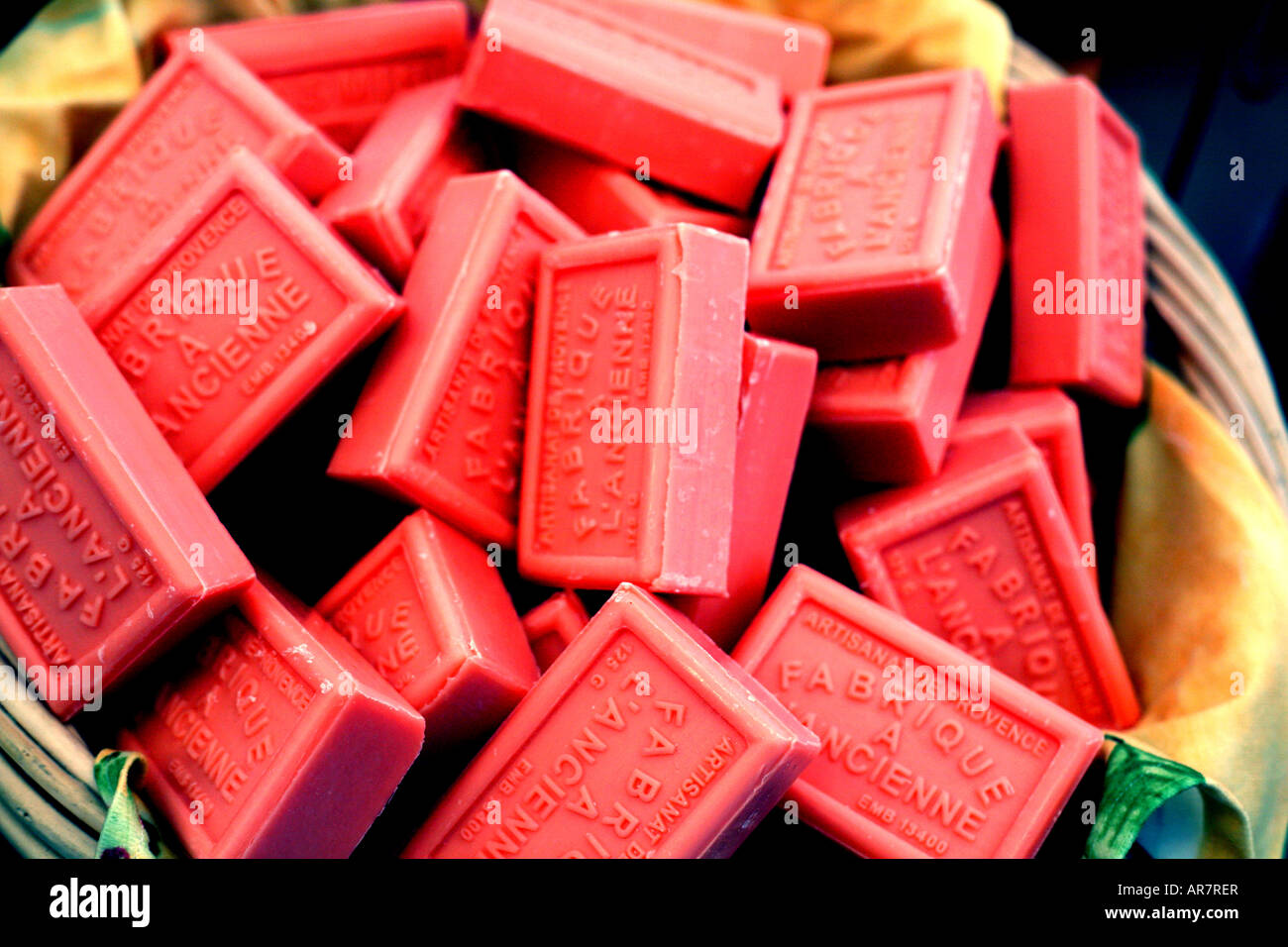 Savon français en vente dans le marché Banque D'Images