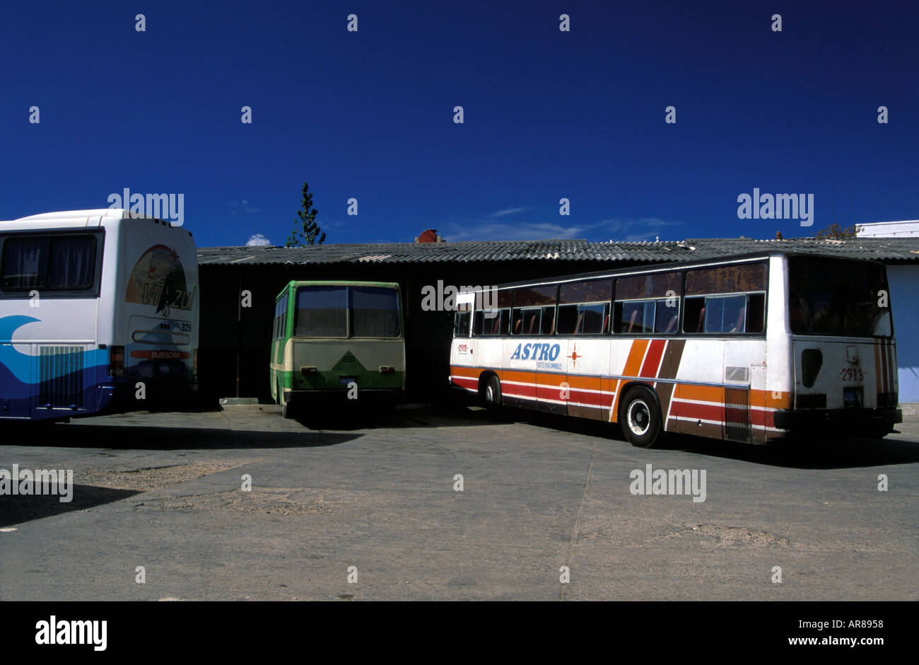 Trinité-Bus Station Banque D'Images