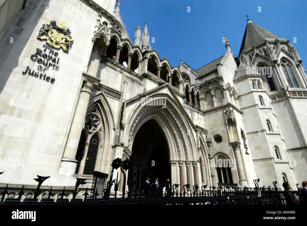 High Court, London, England, UK Banque D'Images