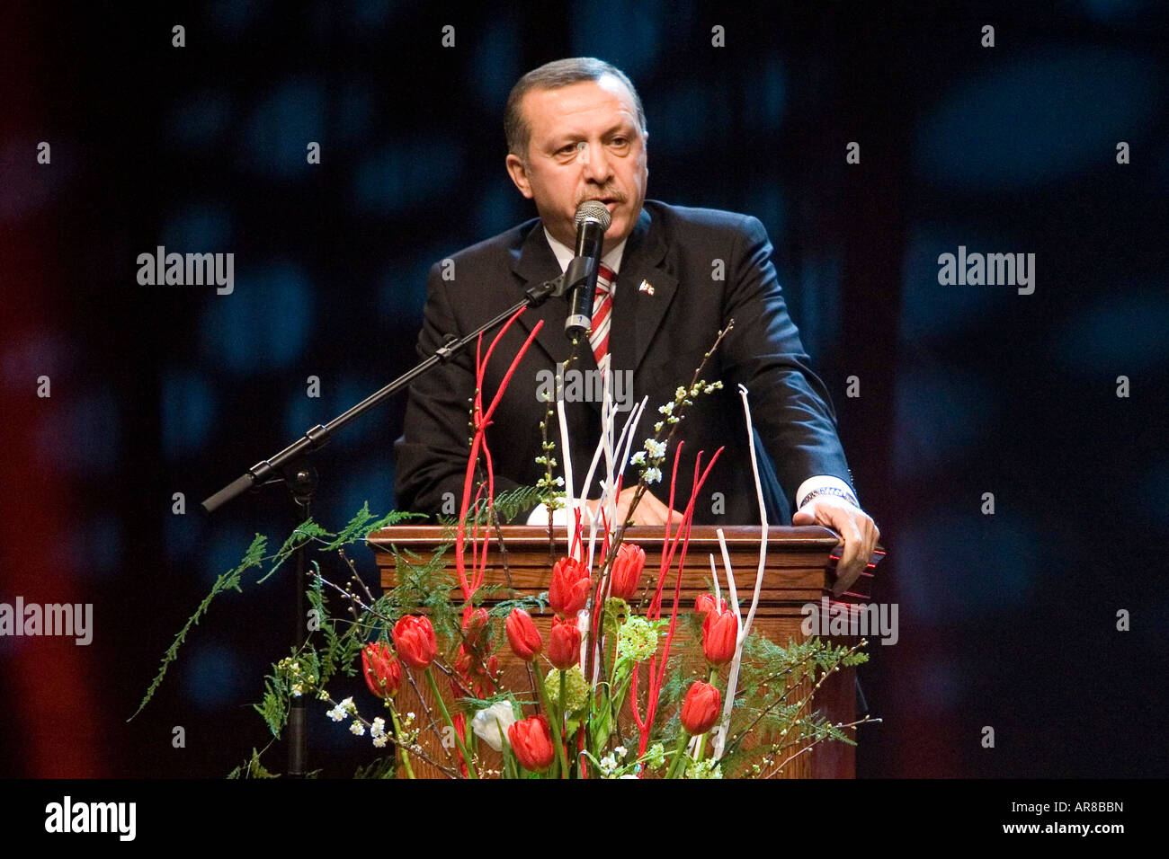 Le Premier ministre turc Recep Tayyip Erdogan Banque D'Images