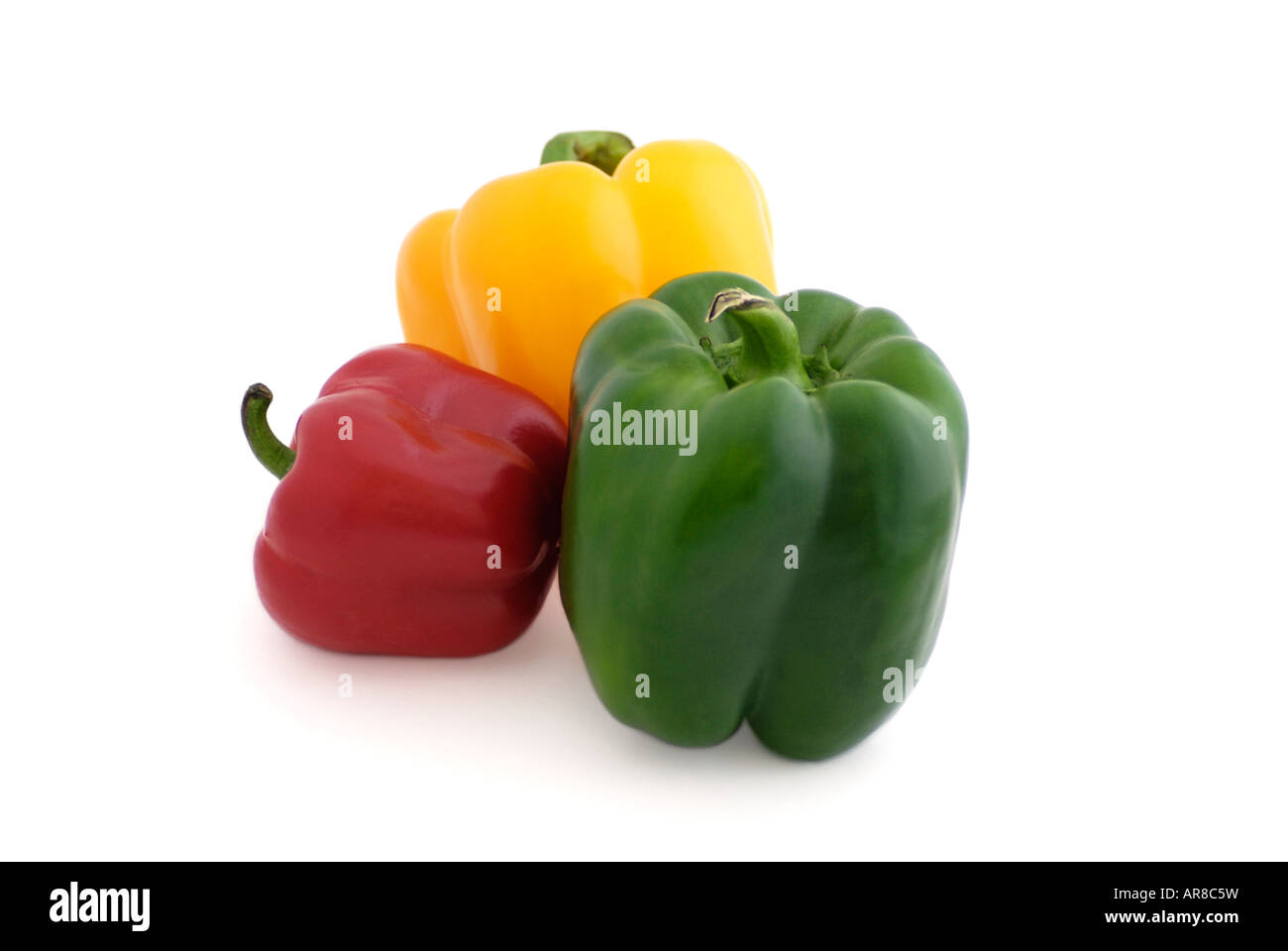 Piments verts et rouges Banque d'images détourées - Alamy
