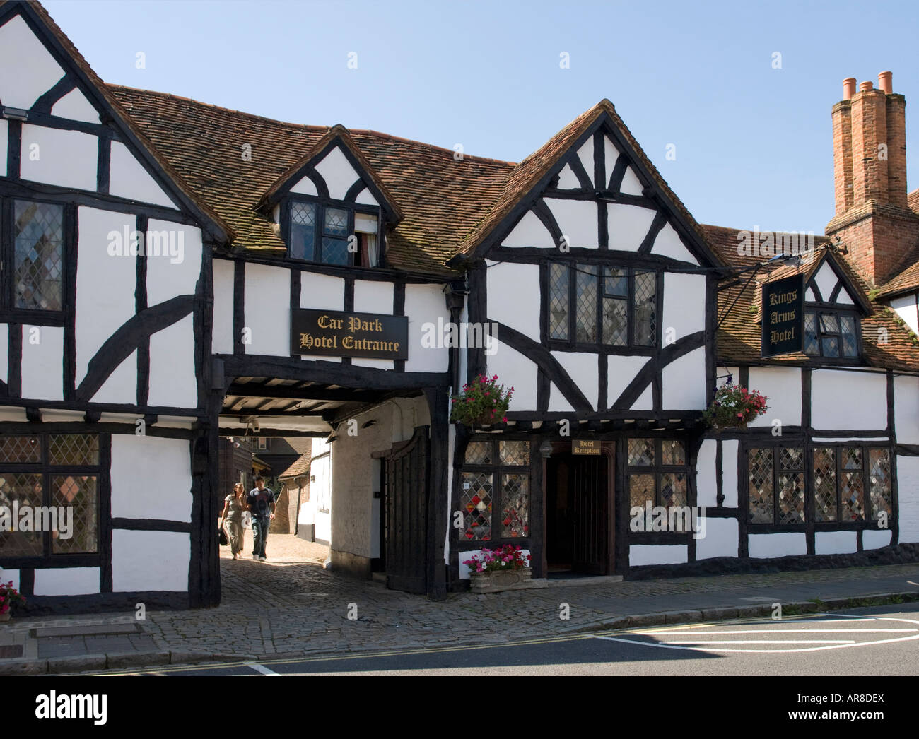 Le Kings Arms Pub - Old Amersham - Buckinghamshire Banque D'Images