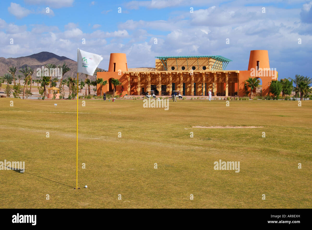 Taba Heights Golf Resort, Taba Heights, péninsule du Sinaï, Égypte Banque D'Images