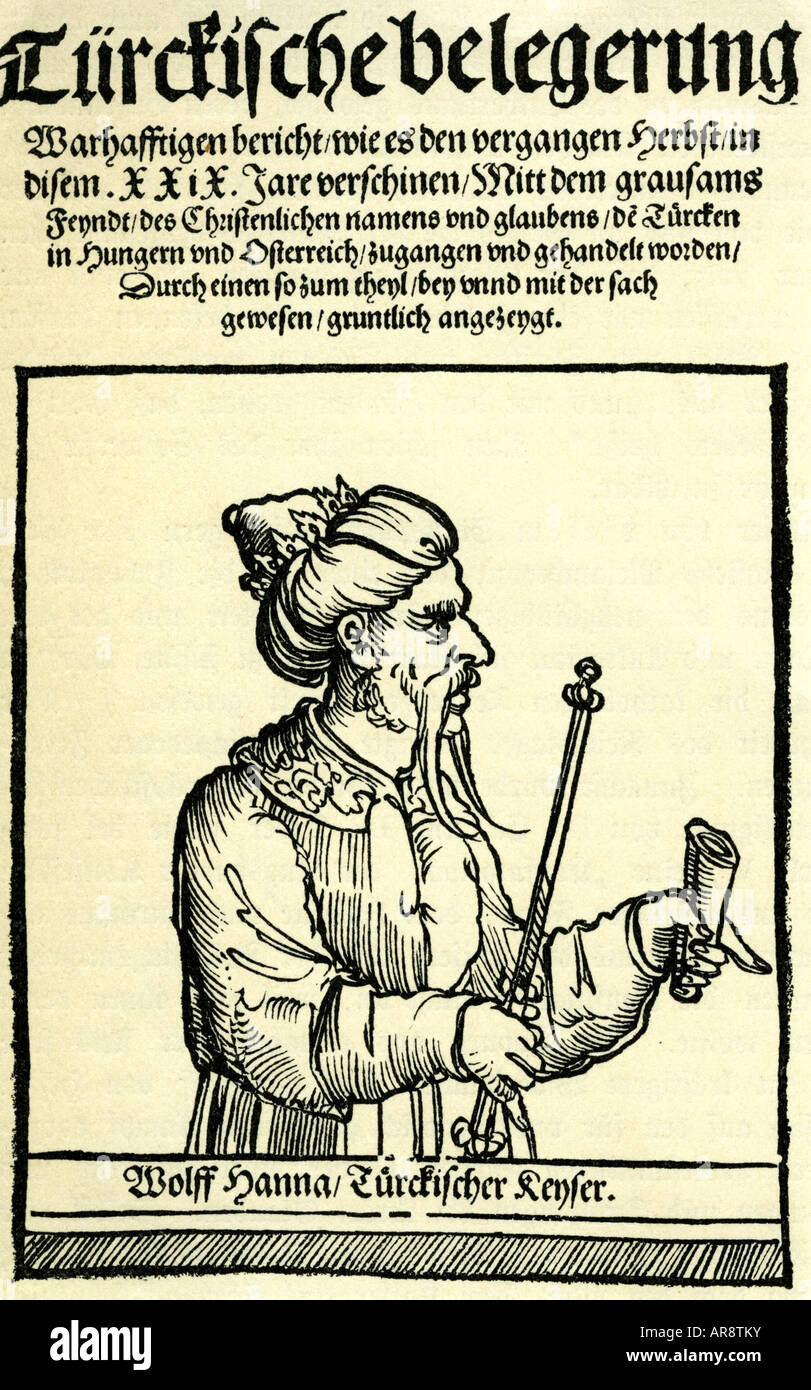Événements, première guerre autrichienne-turque 1526 - 1555, siège de Vienne 1529, rapport, imprimer, 1530, , Banque D'Images
