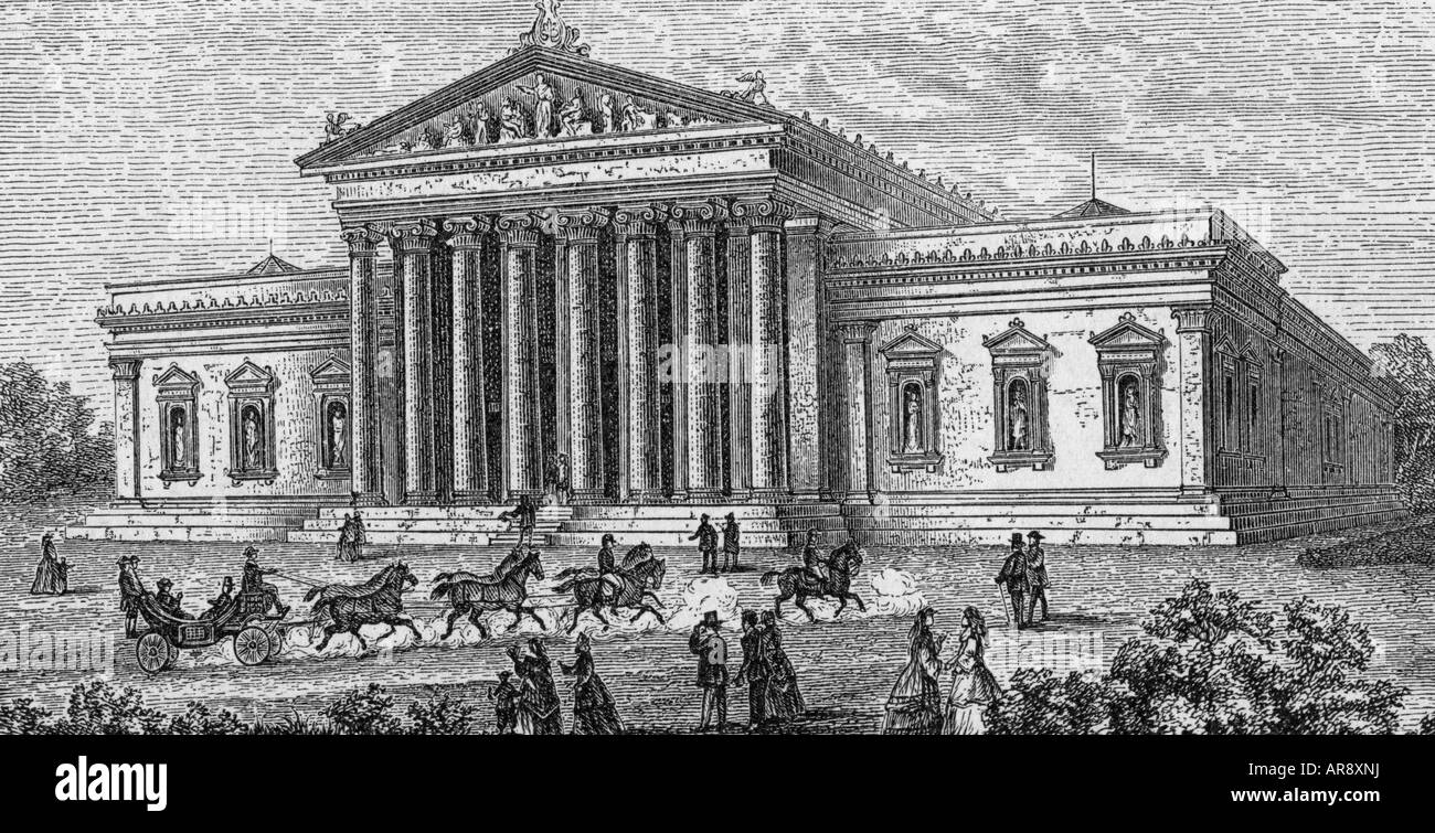 Géographie / voyages, Allemagne, Munich, Glyptothek, construit en 1816 - 1830, Banque D'Images