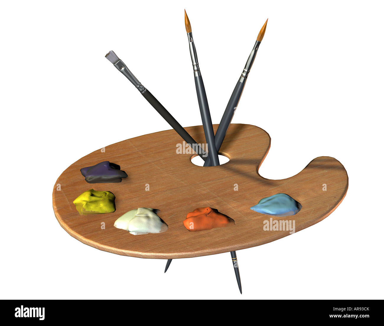 palette de couleurs Banque D'Images