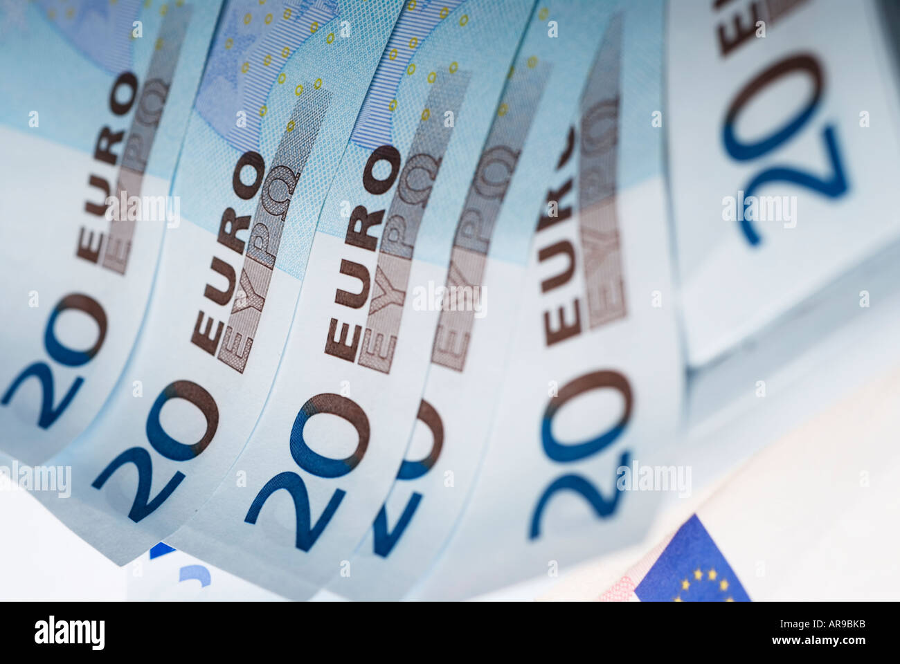 Image d'un fan de 20 Euro Note Banque D'Images