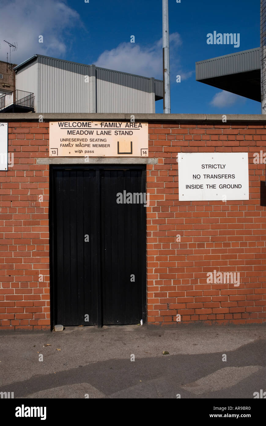 Image de Notts County football clubs terrain à Nottingham Banque D'Images