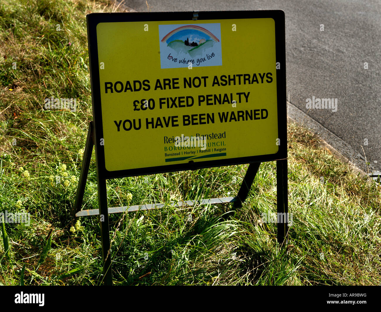 Inscrivez-vous sur la lutte contre le tabagisme Banque D'Images