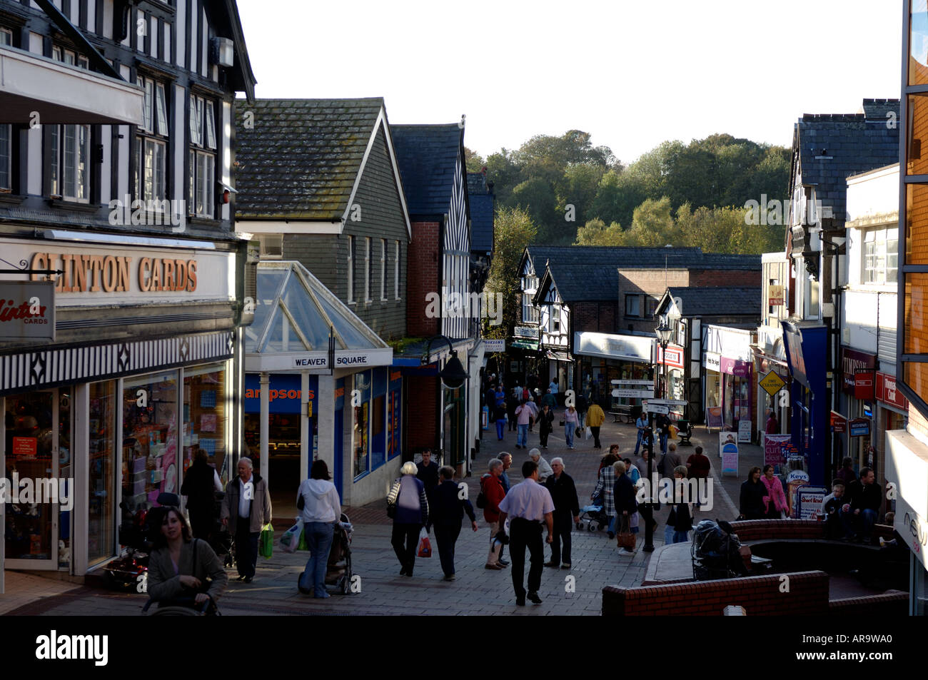 Le centre-ville de Northwich Cheshire England UK Banque D'Images