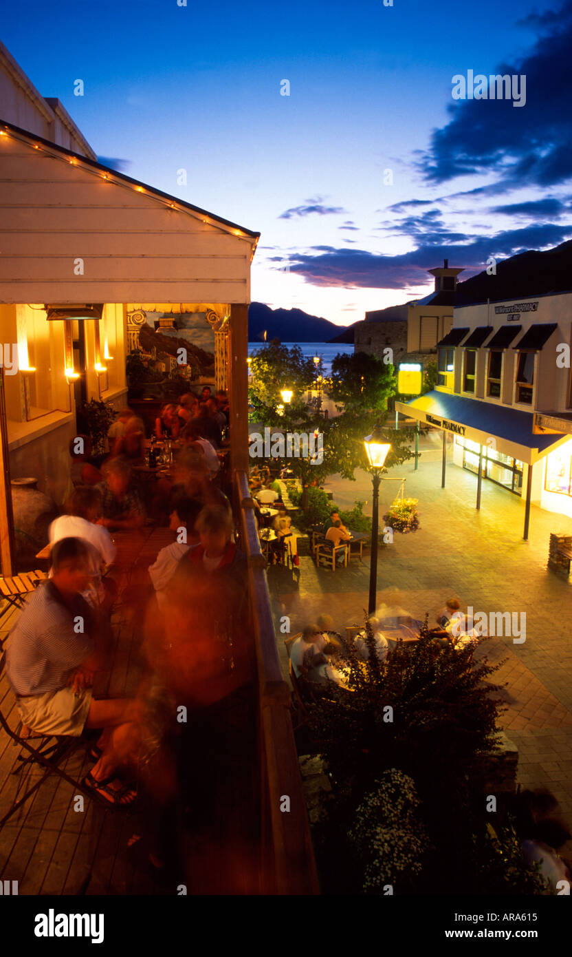 Centre commercial de Queenstown ile sud Nouvelle Zelande Banque D'Images