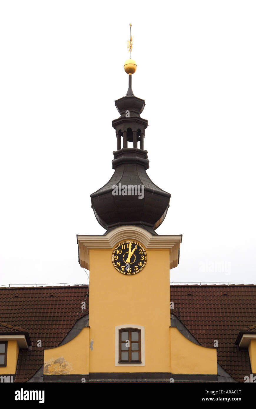 Vieux bâtiment dans la ville de Hradec Kralove dans la région de Hradec Králové de Bohemia République Tchèque Banque D'Images