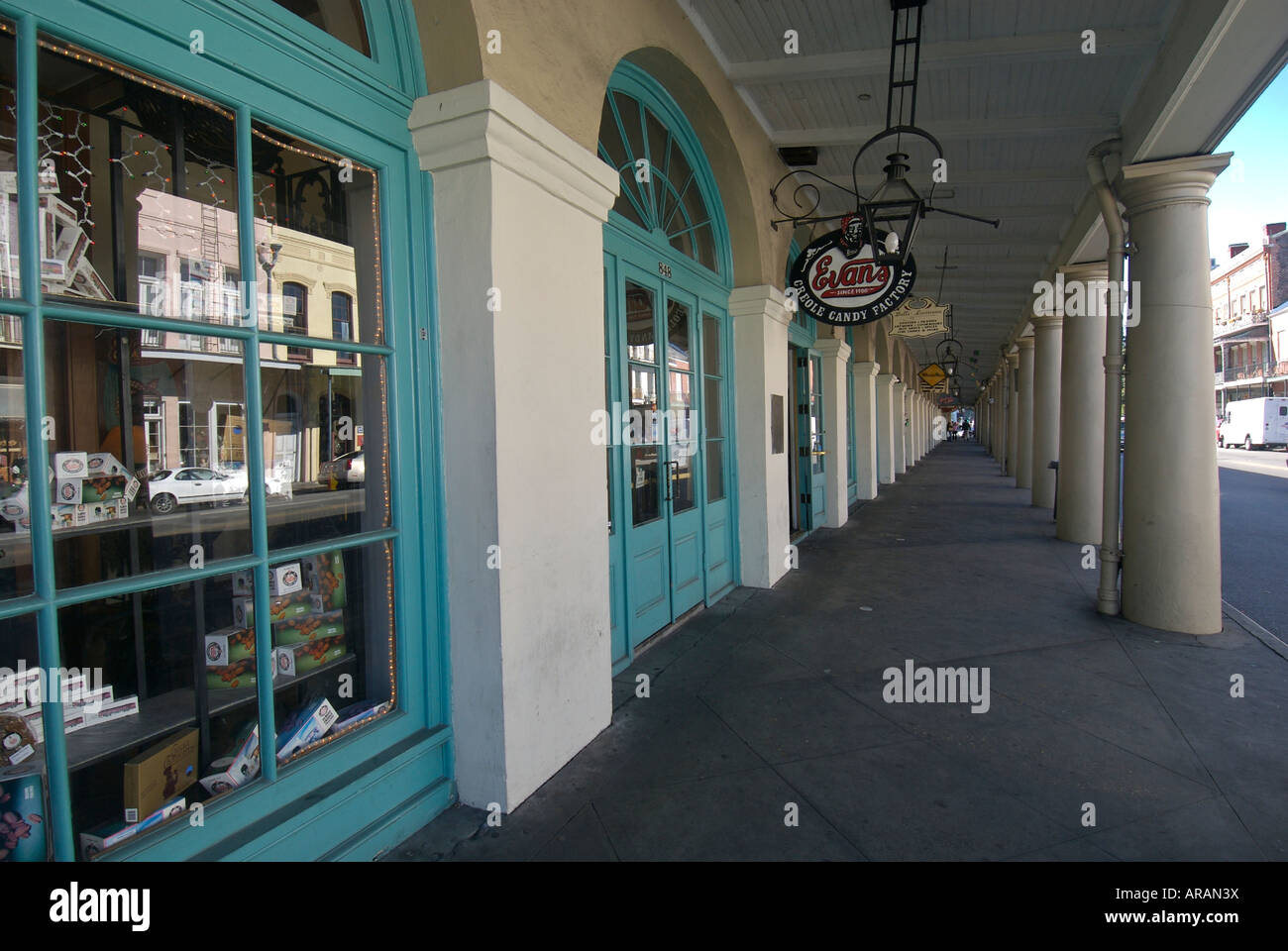 Le marché français de la Nouvelle Orléans en Louisiane USA Banque D'Images