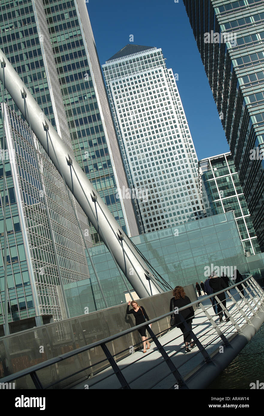 Canary Wharf, Docklands, Londres, Angleterre Banque D'Images