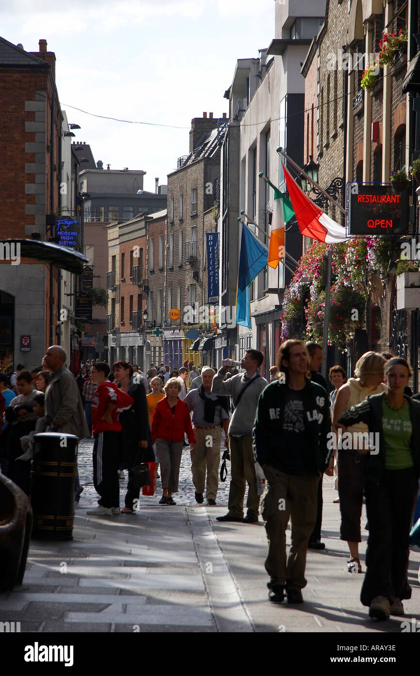 Grafton Street à Dublin Banque D'Images