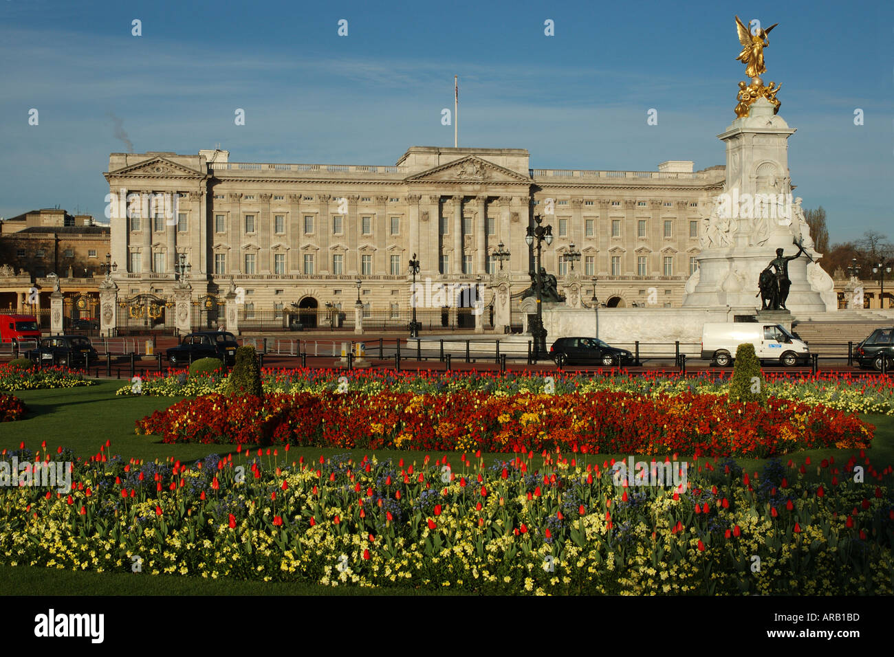 UK London Buckingham Palace au printemps Banque D'Images