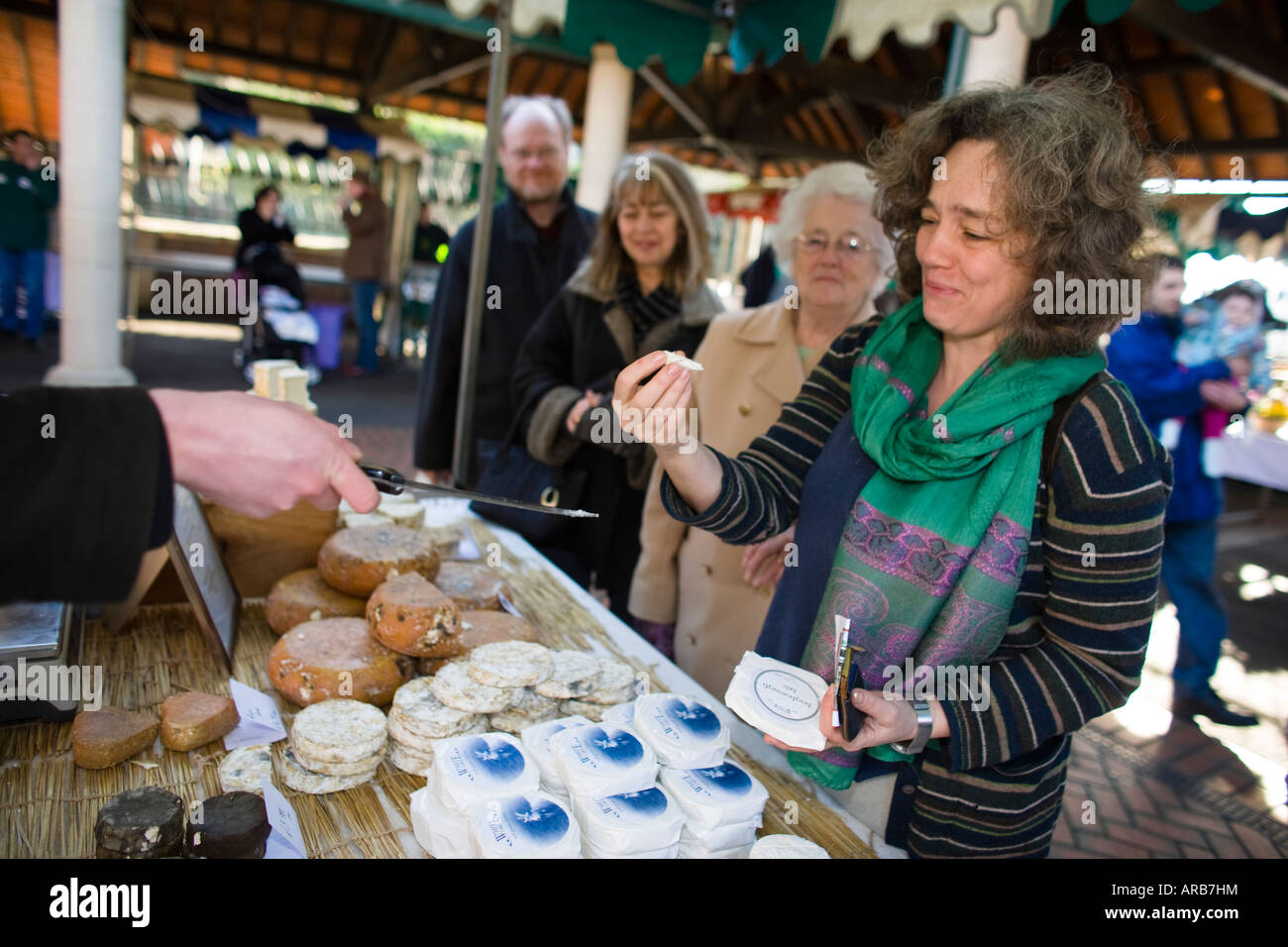 Stroud Farmers Market, Stroud, Gloucestershire, Royaume-Uni Banque D'Images