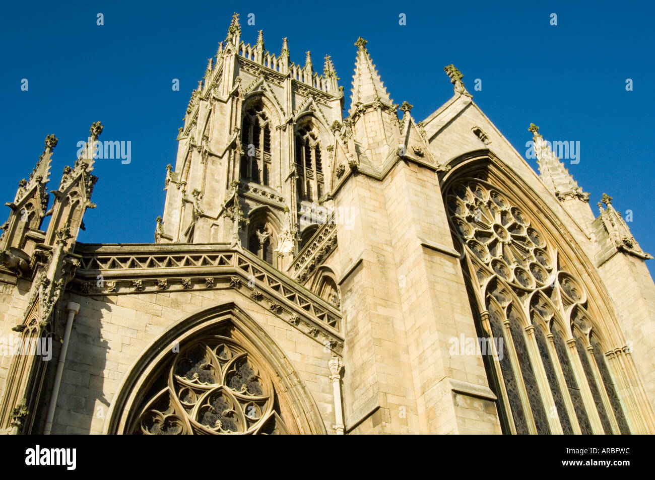 Doncaster Minster s St George Banque D'Images