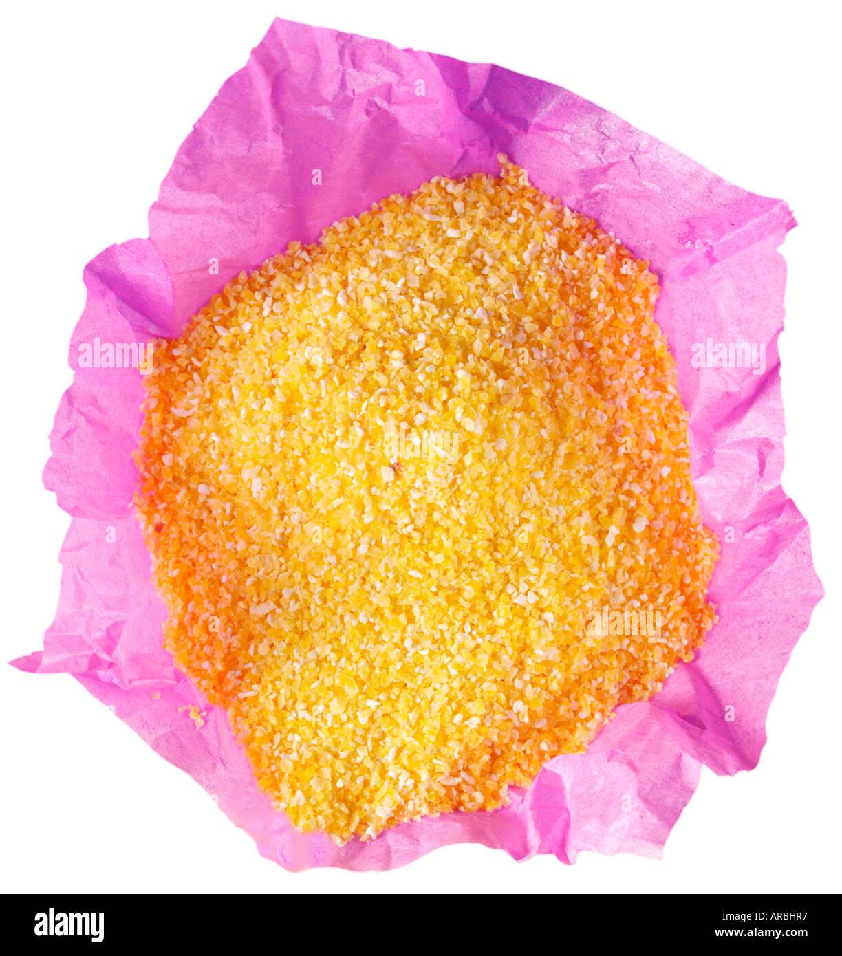 Le MAÏS JAUNE CUT OUT Banque D'Images