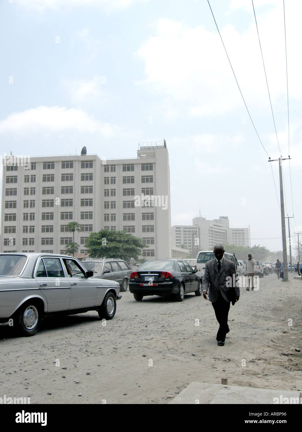 L'extérieur de l'établissement Protea Hotel, Victoria Island, Lagos, Nigeria Banque D'Images