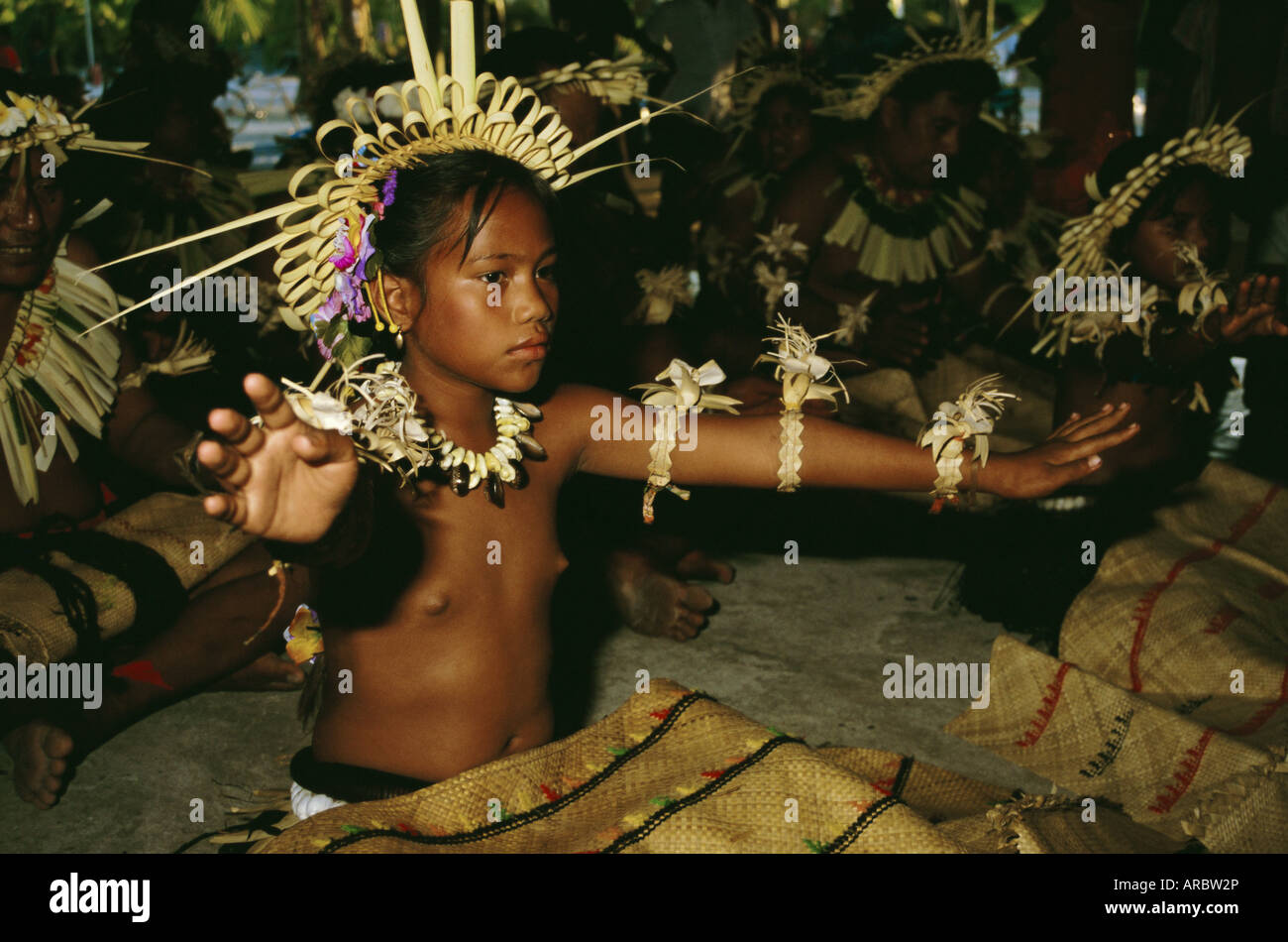 Danseur, l'Île Christmas (Kiribati, Pacifique Banque D'Images