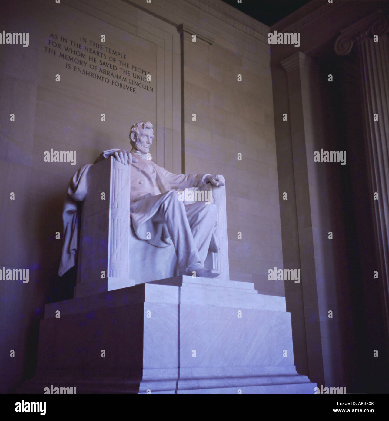 Lincoln Memorial, Washington D.C, USA, Amérique du Nord Banque D'Images